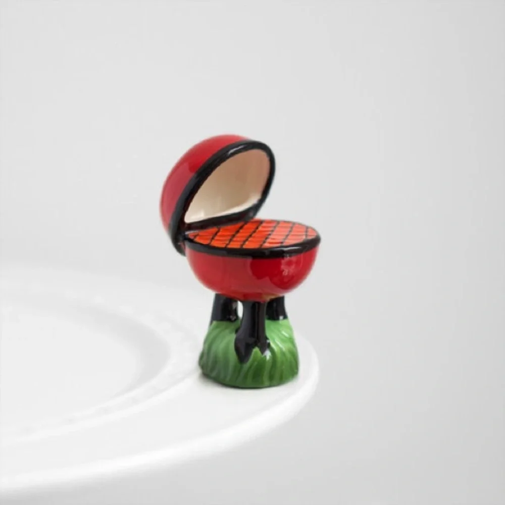 Nora Fleming Hot Stuff Grill Mini New